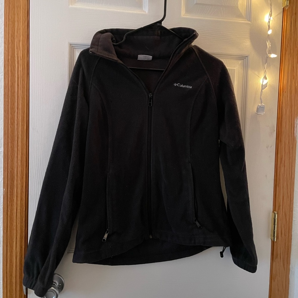 Black fleece zip up